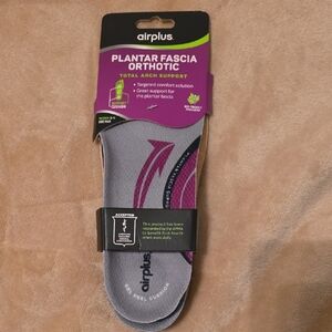 Airplus Gray and Pink Orthotic Insoles